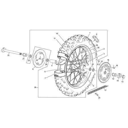 ROUE ARRIÈRE